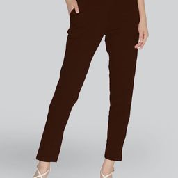 LYRA Women Original Mid-Rise Cotton Trousers-image-55