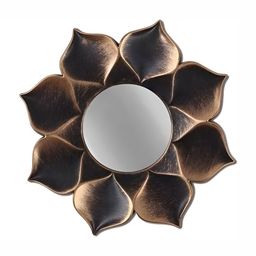 VAS collection home Ethnic Motifs Textured  Wooden Wall Mirrors-53