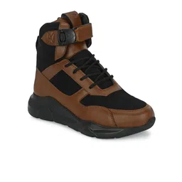 Eego Italy Men Colourblocked Superstar Mid-Top Sneakers-30