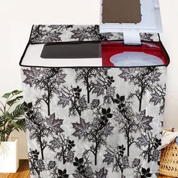 E-Retailer Black & White Printed Washing Machine Cover-picture-40