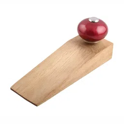 Indianshelf Red & Beige Round Door Stopper-picture-8