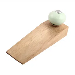 Indianshelf Green & Beige Round Shaped Door Stopper-picture-51