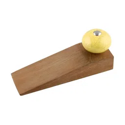 Indianshelf Yellow & Beige Crackle Door Stopper-picture-14