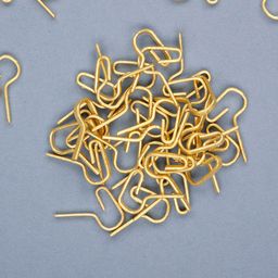 Ariana Set Of 100 Gold-Toned Solid Curtain Hooks-26