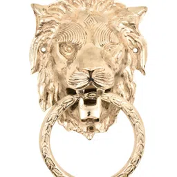 Indianshelf Beige Lion Head Door Knocker-image-85