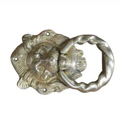 Indianshelf Beige Brass Lion Door Knocker-image-99