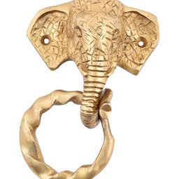 Indianshelf Beige Elephant Face Door Knocker-image-80