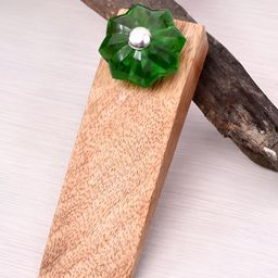 Indianshelf Beige & Green Flower Shaped Door Stopper-image-83