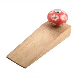 Indianshelf Red & Beige Etched Door Stopper-picture-22