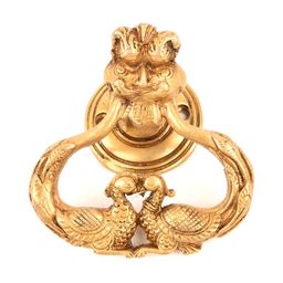 Indianshelf Beige Dragon Face Door Knocker-image-29