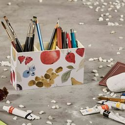 A Tiny Mistake White & Red Wood Utility Holders-image-24