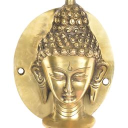 Indianshelf Beige Buddha Door Knocker-image-1