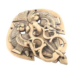Indianshelf Beige Vintage Door Knocker-image-0