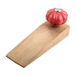 Indianshelf Red & Beige Big Melon Door Stopper-picture-10