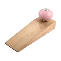 Indianshelf Pink & Beige Round Door Stopper-picture-18