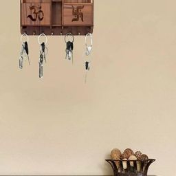 DALUCI Brown Wall Key Holder Stand-image-44