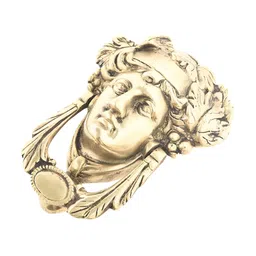 Indianshelf Woman Head Brass Door Knocker-image-32
