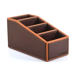 ICHKAN Brown Textured Remote Holder-5