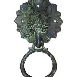 Indianshelf Black & Green Cat Door Knocker-image-79