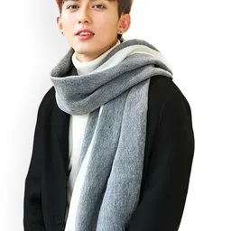 Alexvyan Men Patterned Acrylic Mufflers-image-10
