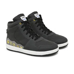 M7 by Metronaut Leather Lightweight High Top Sneakers-image-73