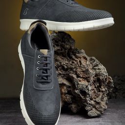 Solethreads Men Textured Lace-Up Sneakers-12