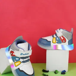 BAESD Kids Printed Lghtweight LED Sneakers-image-18