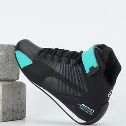 PUMA Motorsport Kids Mercedes-AMG PETRONAS Kart Cat Mid Youth Driving Shoes-26