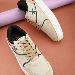 HRX by Hrithik Roshan GAMESCAPE Women Beige Round Toe Lightweight Sneakers-17