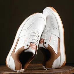 SPYKAR Men Colourblocked Contrast Sole Lace-Ups Sneakers-21
