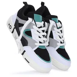 KRAASA Men Colourblocked Round Toe Sneakers-image-49