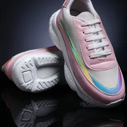 DEAS Women Colourblocked Lace Up Sneakers-22