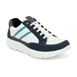 John Karsun Men Blue Colourblocked Sneakers-57