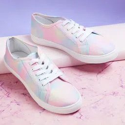 Ginger by Lifestyle Women Pink Colourblocked Sneakers-42