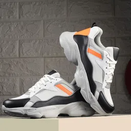 El Paso Men Colourblocked Lightweight Leather Sneakers-image-67