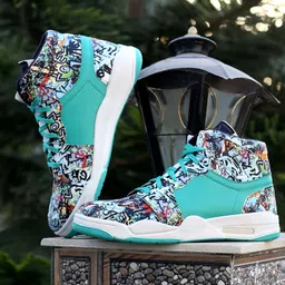 Woakers Men Printed Waterproof Lining Sneakers-picture-29