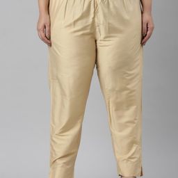 Go Colors Women Tailored Tapered Fit Pleated Mid Rise Trouser-picture-49