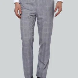 Givo Men Checked Formal Trouser-image-94