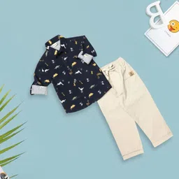 MeeMee Boys Printed Shirt & Trousers Clothing Set-picture-15