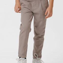 KATE & OSCAR Boys Mid-Rise Smart Pleated Cotton Trousers-image-77