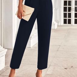 Dream Beauty Fashion Women Mid-Rise Pleated Trousers-picture-6