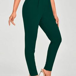 Dream Beauty Fashion Women High-Rise Pleated Trousers-picture-8