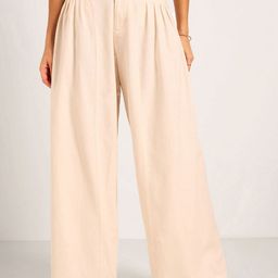 Honey by Pantaloons Women High-Rise Pleated Trousers-image-50