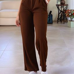 DressBerry Women Classic High-Rise Pleated Trousers-image-93