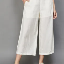Melange by Lifestyle Women Mid Rise Culottes Trousers-image-91