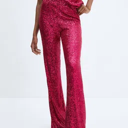 MANGO Women Embellished Trousers-picture-12