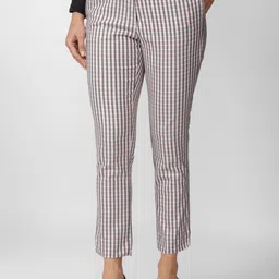 Van Heusen Woman Women Checked Formal Trousers-image-66
