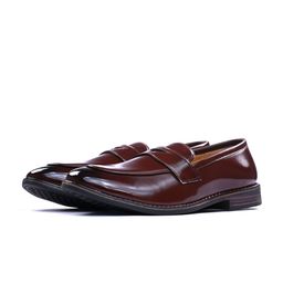 ITALIAN ELEGANZA Men Round Toe Lightweight Penny Loafers-image-36