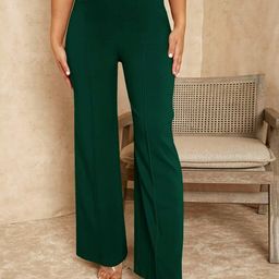 Stylecast X Slyck Women Mid-Rise Comfort Wrinkle Free Trousers-image-34