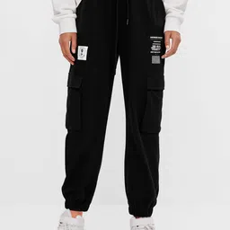 Stylecast X Slyck Women Comfort Fit Pure Cotton Wrinkle Free Joggers-image-10